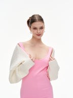 Women's Ribbed U-Neck Backless Bodycon Mini Dress - Stretchy Sleeveless Party Dress