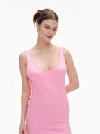 LITCHIC The Wavy-Neck Cami Dress — Sleek Bodycon Highlight - Premium Athleisure & Activewear for the Modern Muse