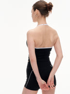 The Halter Active Set — Seamless Open Back Duo