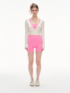 Women's Wrap Tie Cropped Cardigan | Lightweight Long Sleeve Cover-Up for Yoga & Everyday Wear