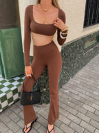 The Long Sleeve — Cropped Sculpt Fit