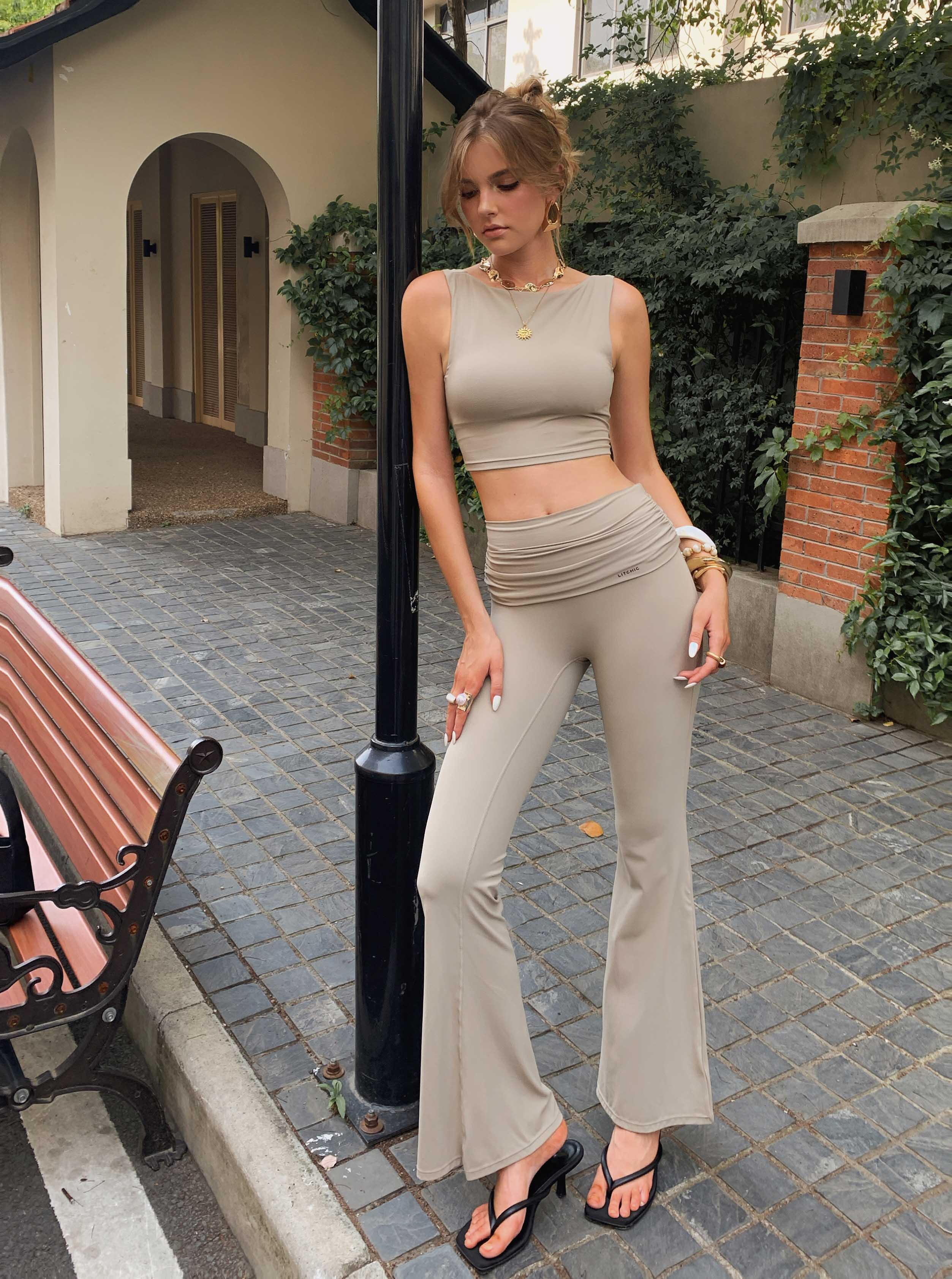 The Flare Yoga Pant — Elegant High-Waist Stretch