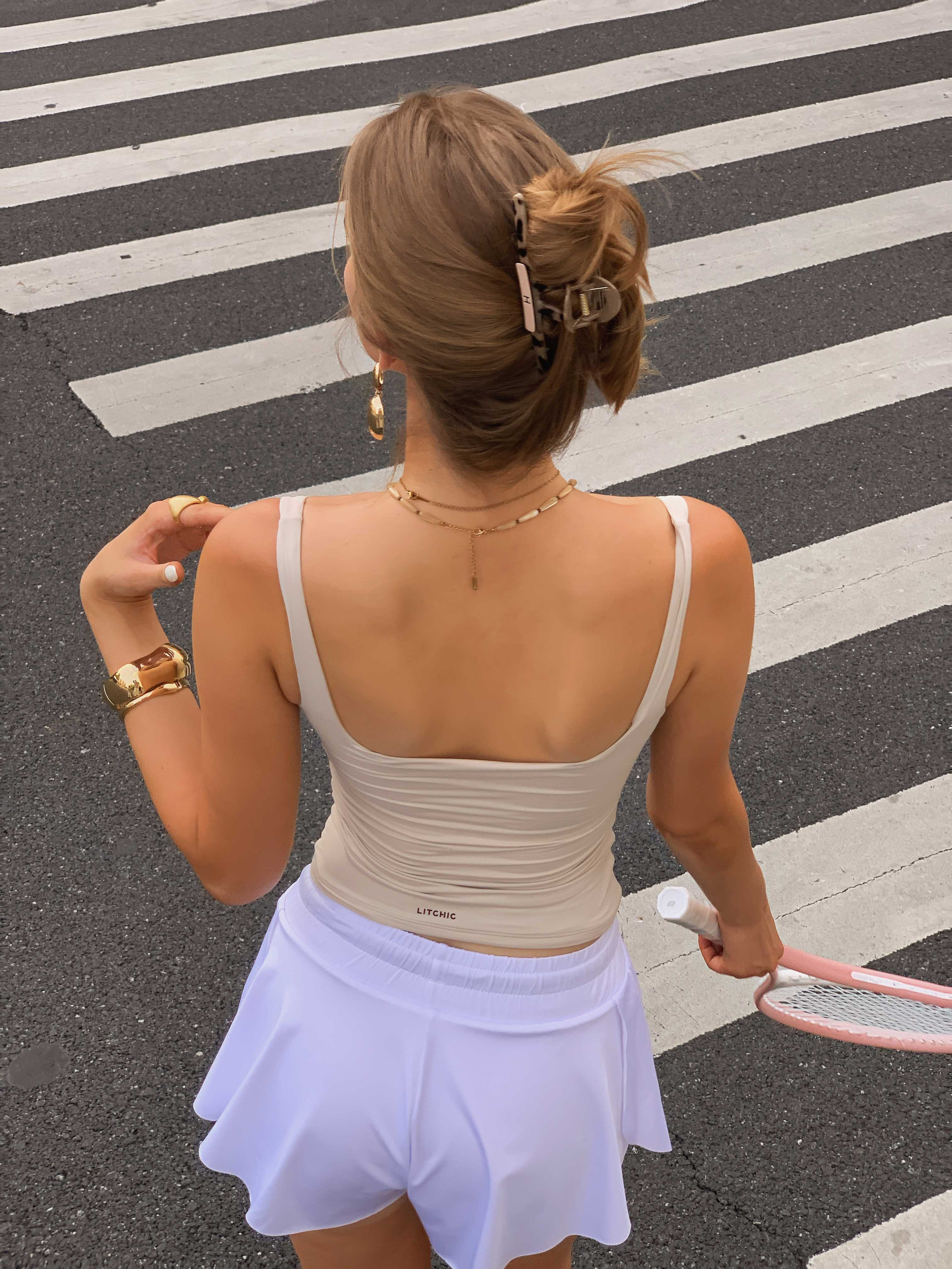 The Square-Neck Cami — Sleek Contouring Silhouette