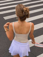The Petal-Edge Sport Shorts — Double Layer Comfort