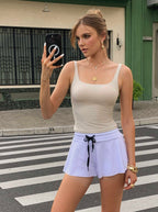 The Square-Neck Cami — Sleek Contouring Silhouette