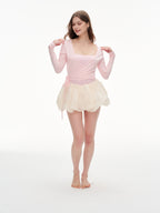 Women's Wrap Tie Cropped Cardigan | Lightweight Long Sleeve Cover-Up for Yoga & Everyday Wear