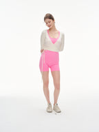 Women's Wrap Tie Cropped Cardigan | Lightweight Long Sleeve Cover-Up for Yoga & Everyday Wear