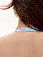 Women's Halter Neck Backless Tennis Dress - Built-in Shorts Pocketed Athletic Dress