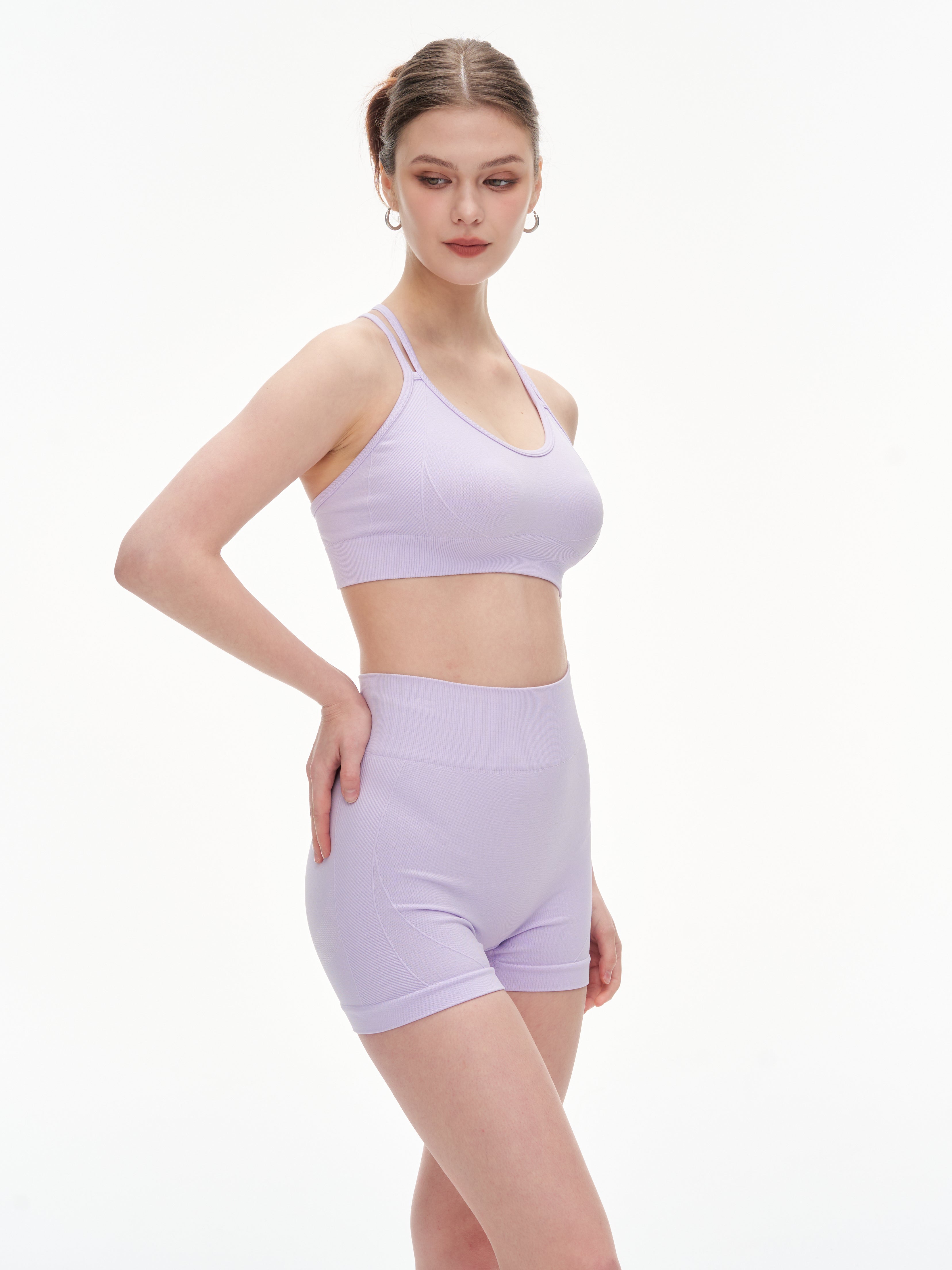 The Criss-cross Back Sport Suit — High Waist Tummy Control