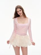 Women's Wrap Tie Cropped Cardigan | Lightweight Long Sleeve Cover-Up for Yoga & Everyday Wear