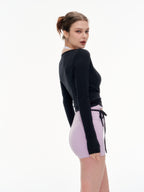 Women's Wrap Tie Cropped Cardigan | Lightweight Long Sleeve Cover-Up for Yoga & Everyday Wear