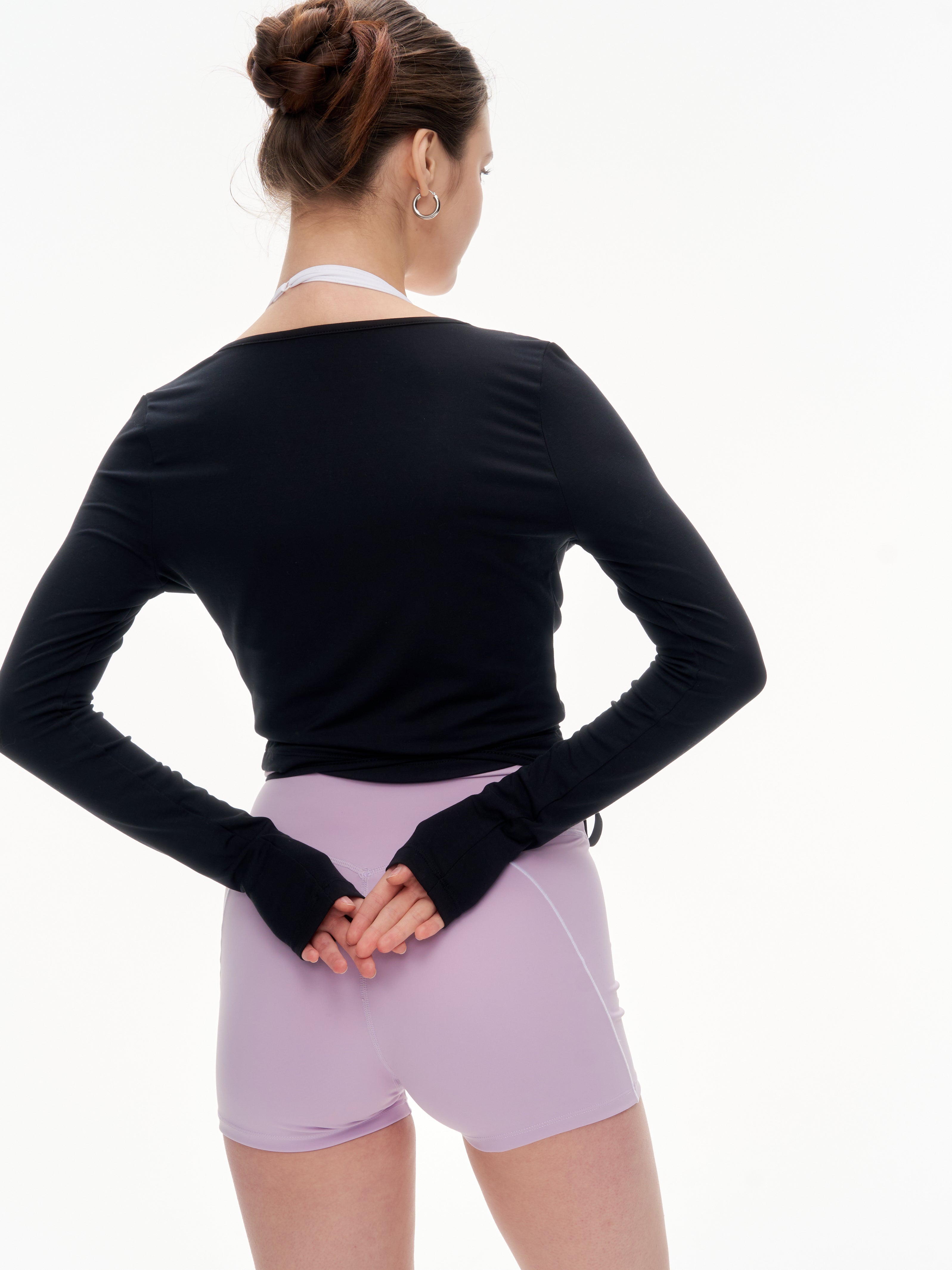 Women's Wrap Tie Cropped Cardigan | Lightweight Long Sleeve Cover-Up for Yoga & Everyday Wear