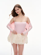 Women's Wrap Tie Cropped Cardigan | Lightweight Long Sleeve Cover-Up for Yoga & Everyday Wear