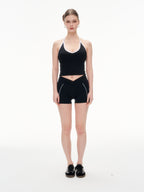 The Halter Active Set — Seamless Open Back Duo