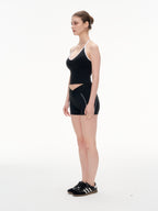 The Halter Active Set — Seamless Open Back Duo