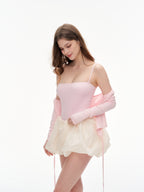 Women's Wrap Tie Cropped Cardigan | Lightweight Long Sleeve Cover-Up for Yoga & Everyday Wear