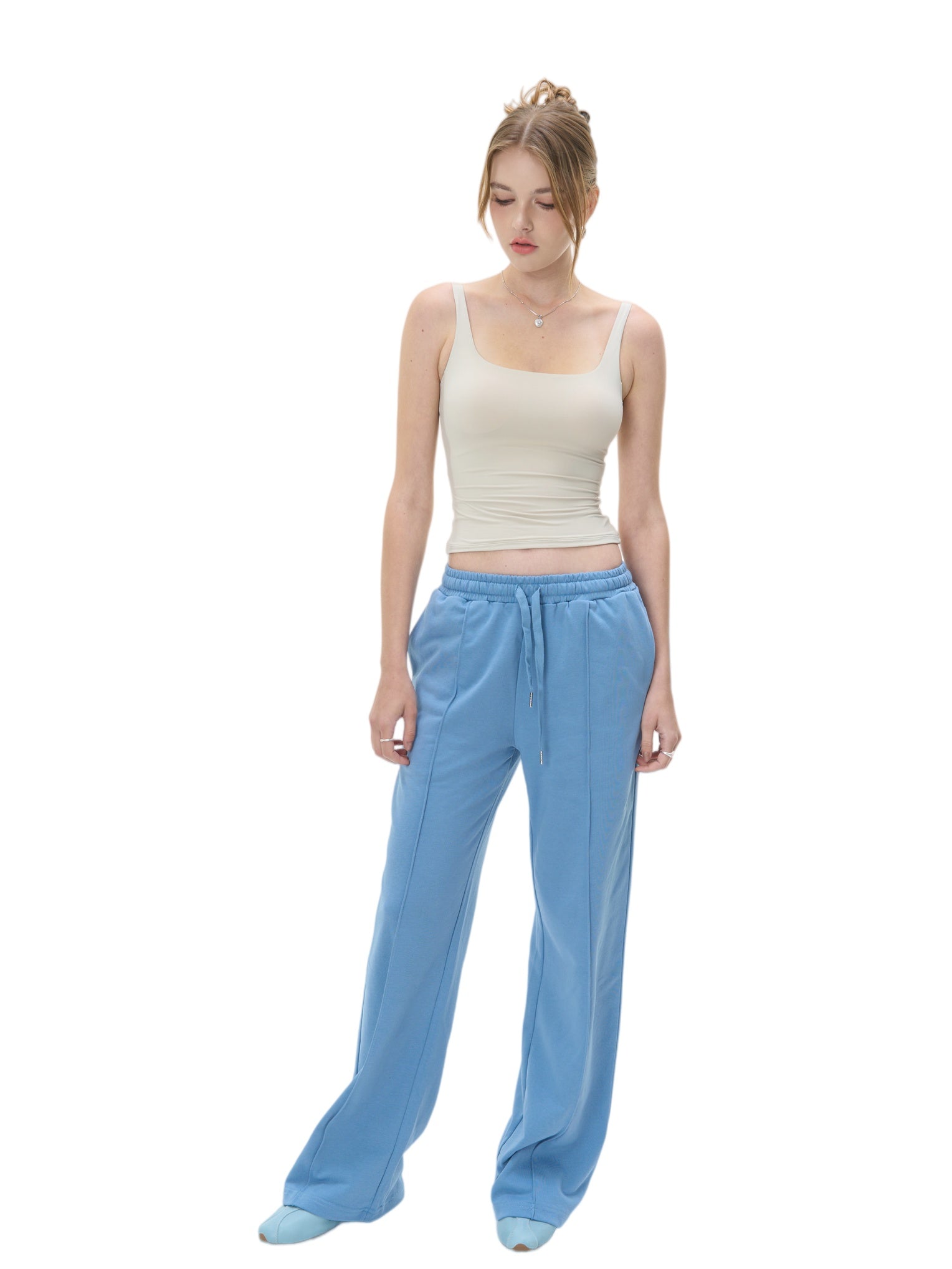 LITCHIC The Hazy Lounge — Relaxed Drawstring Wide-Leg Pants - Premium Athleisure & Activewear for the Modern Muse