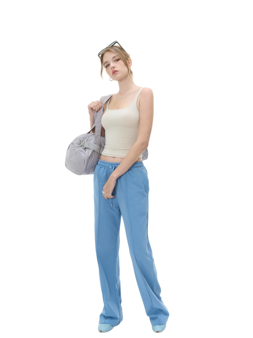 LITCHIC The Hazy Lounge — Relaxed Drawstring Wide-Leg Pants - Premium Athleisure & Activewear for the Modern Muse