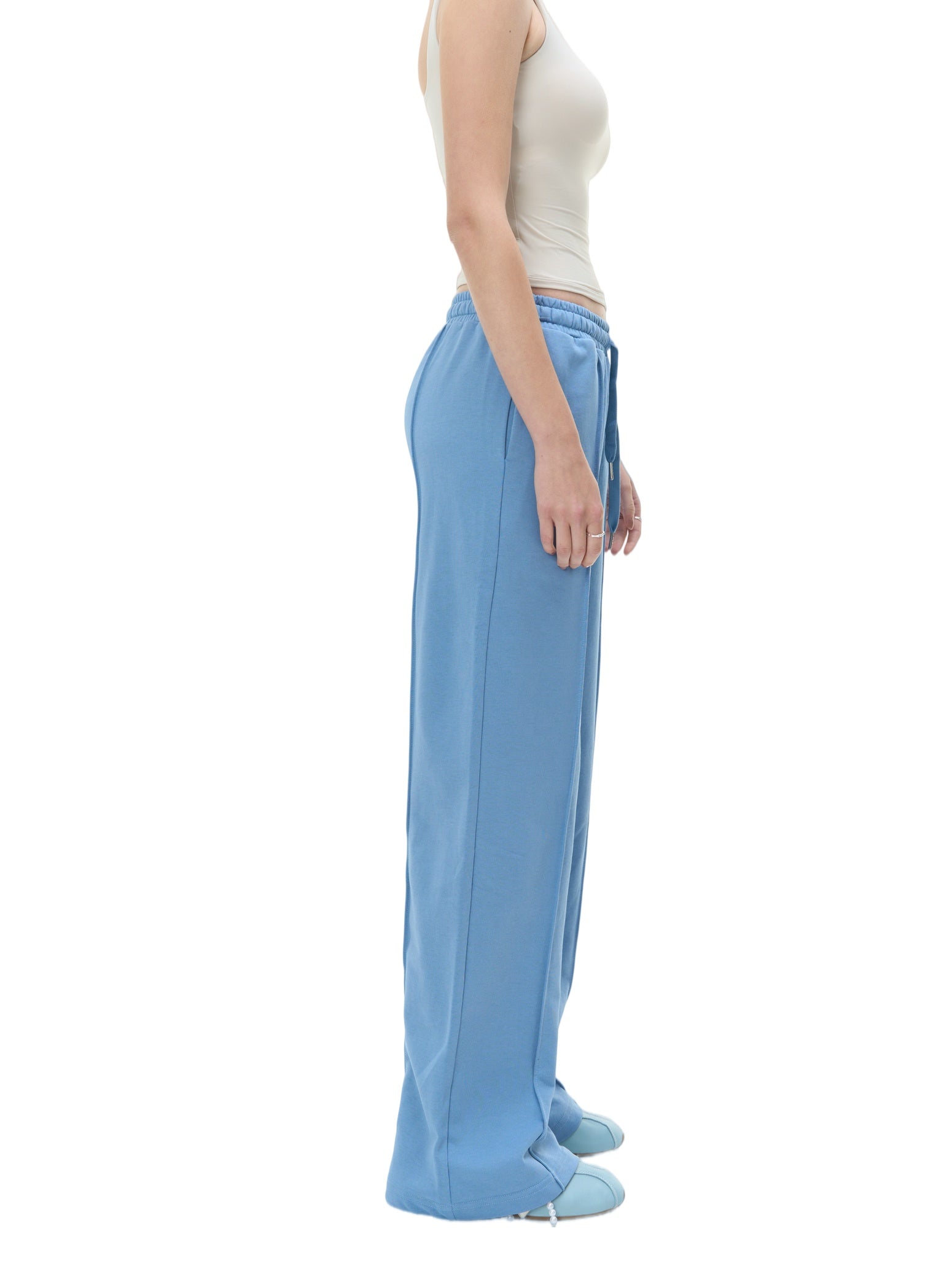 LITCHIC The Hazy Lounge — Relaxed Drawstring Wide-Leg Pants - Premium Athleisure & Activewear for the Modern Muse