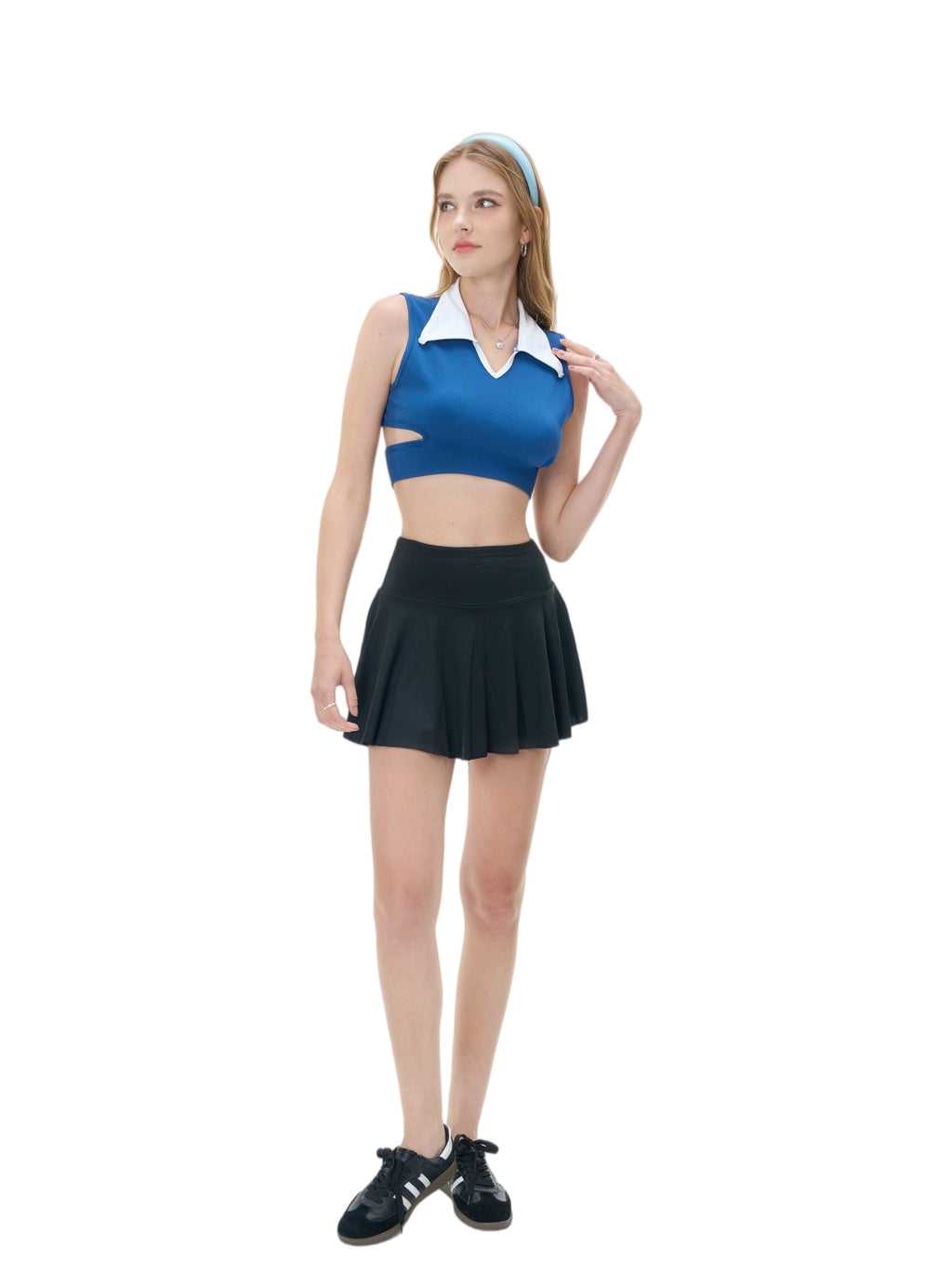 LITCHIC The Cropped Polo — Sporty Chic Performance - Premium Athleisure & Activewear for the Modern Muse
