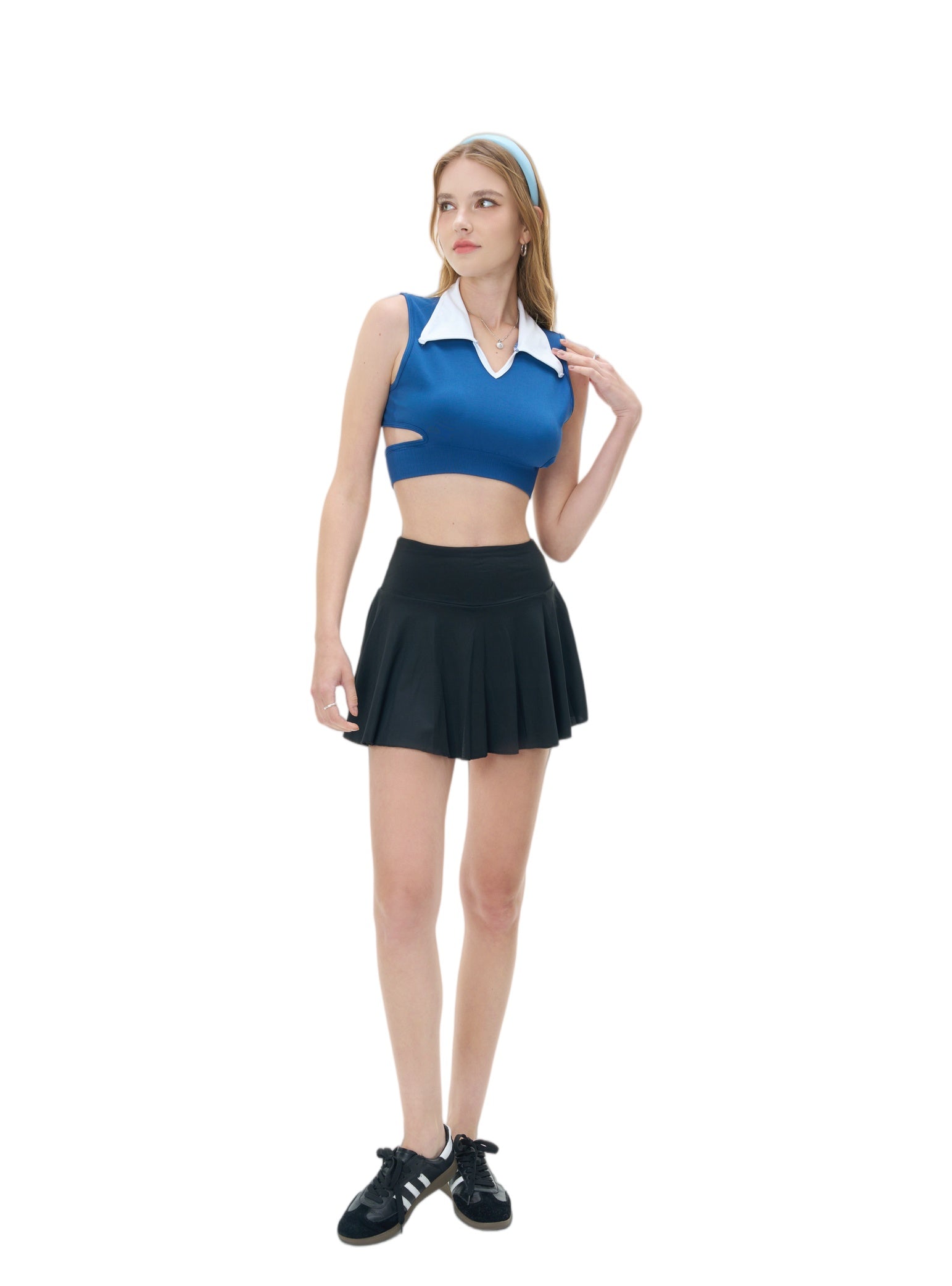 LITCHIC The Cropped Polo — Sporty Chic Performance - Premium Athleisure & Activewear for the Modern Muse