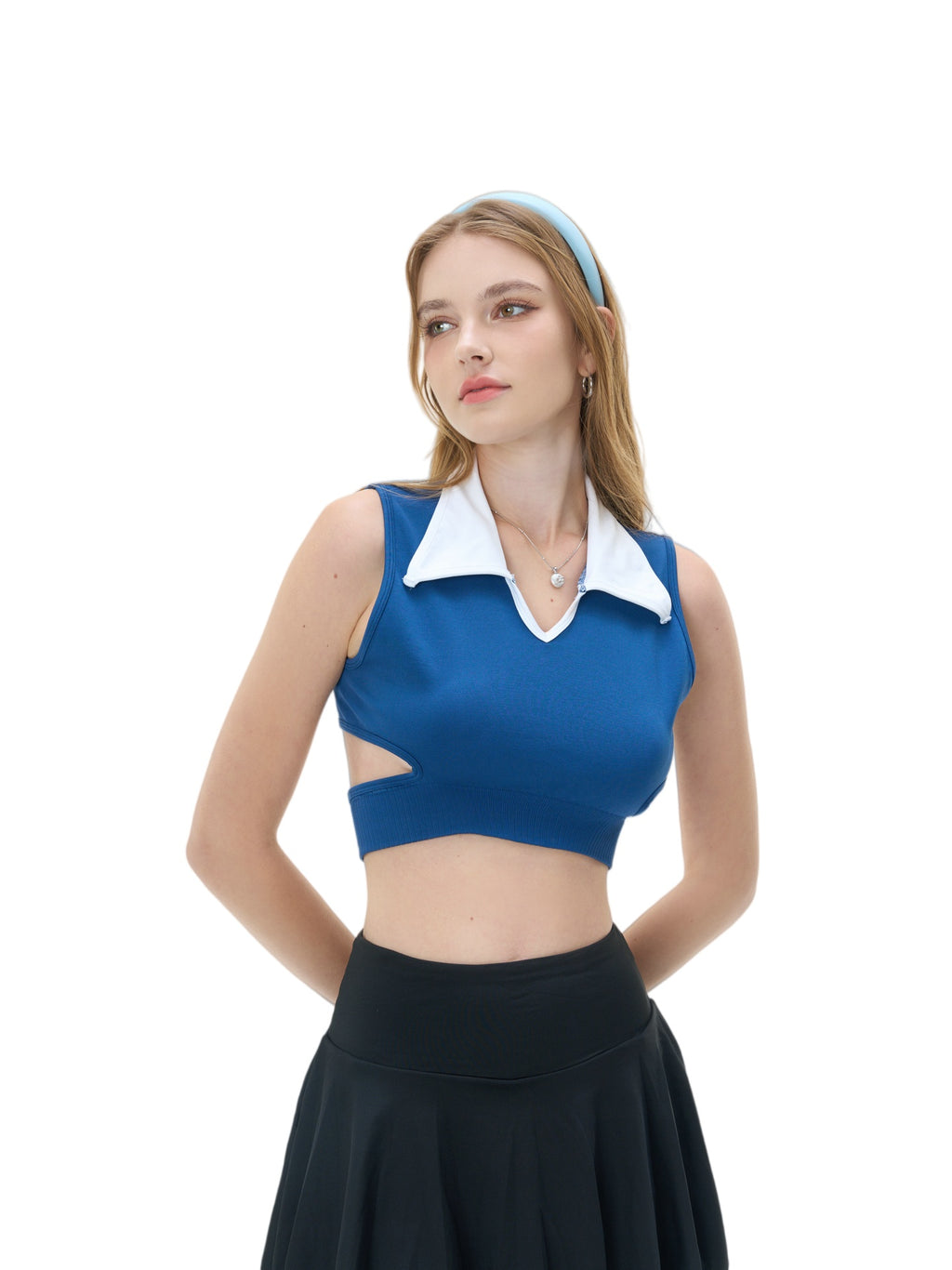 LITCHIC The Cropped Polo — Sporty Chic Performance - Premium Athleisure & Activewear for the Modern Muse