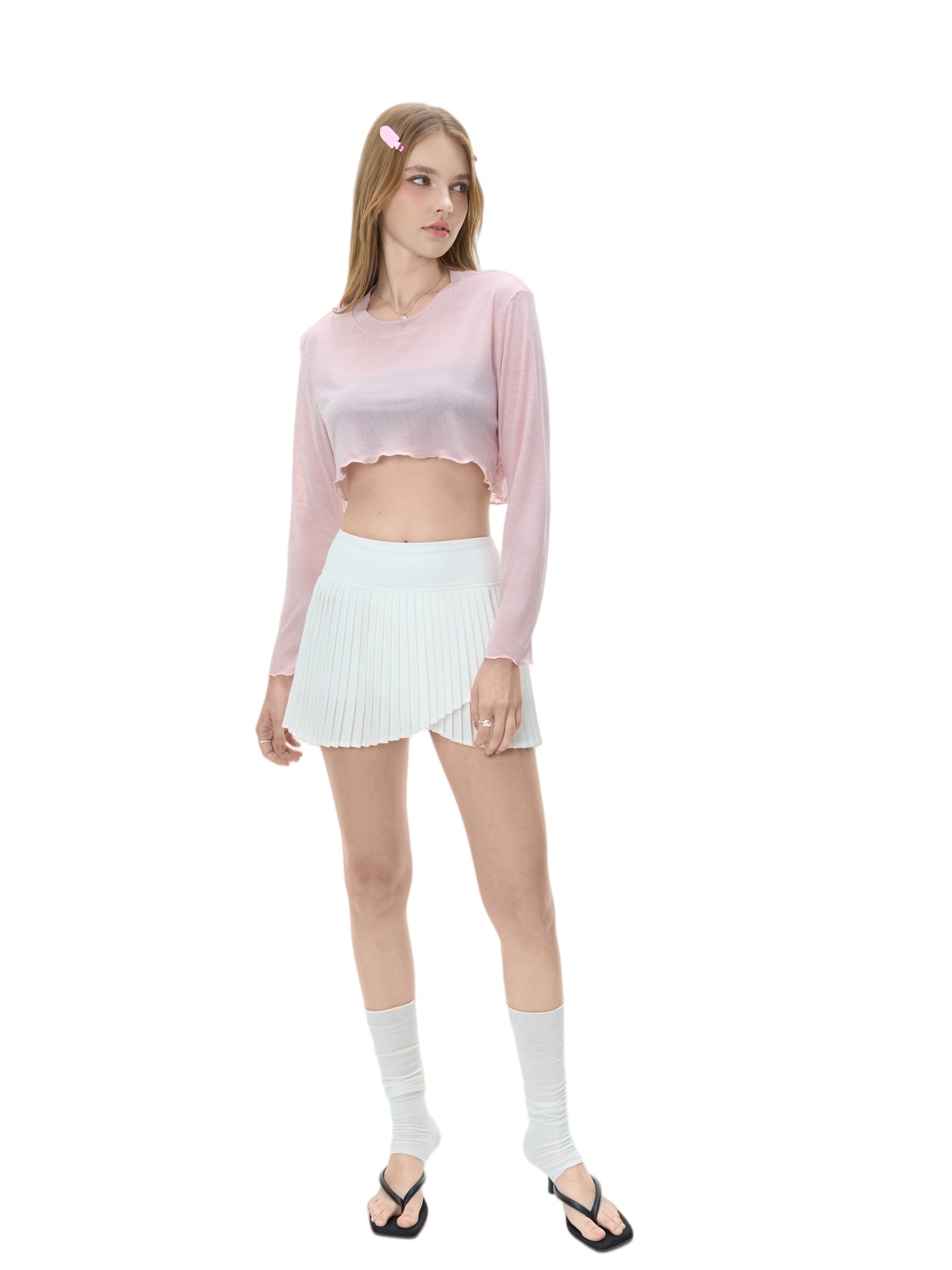 LITCHIC The Sheer Mesh Cover-up — Breathable Layering Lightweight - Premium Athleisure & Activewear for the Modern Muse