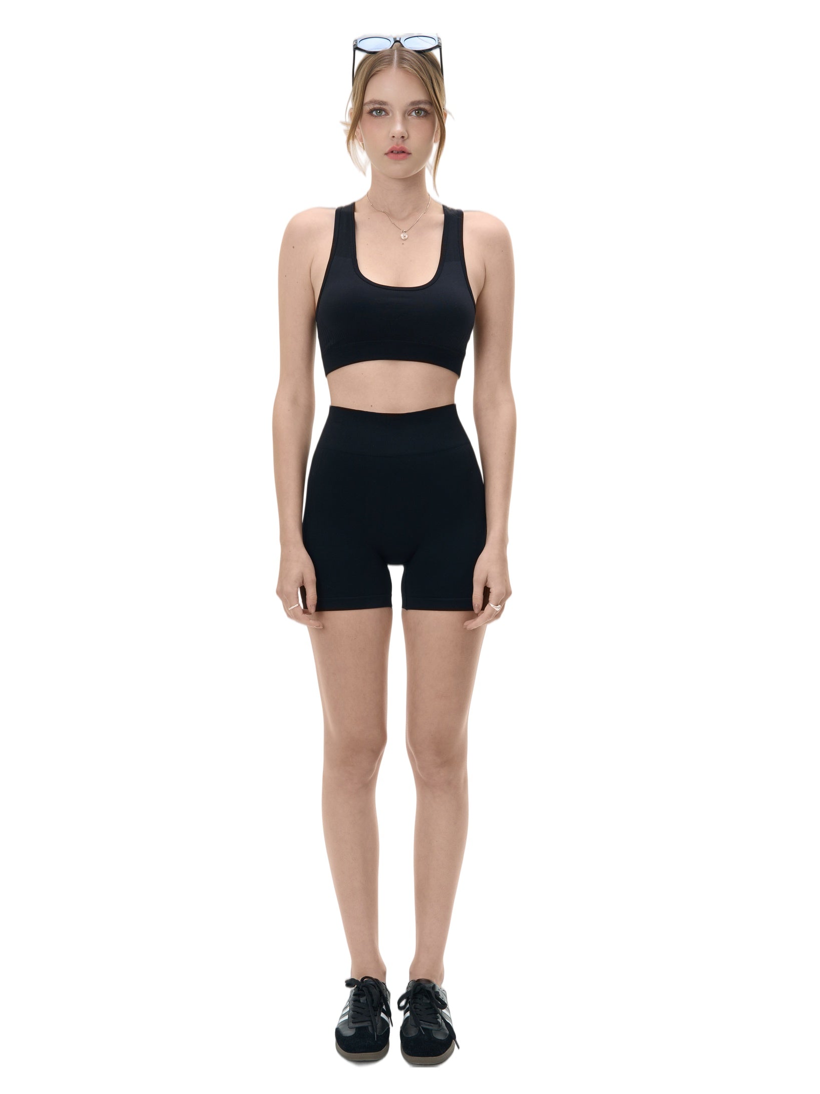 LITCHIC The Jacquard Booty Shorts — Texture & Lift - Premium Athleisure & Activewear for the Modern Muse