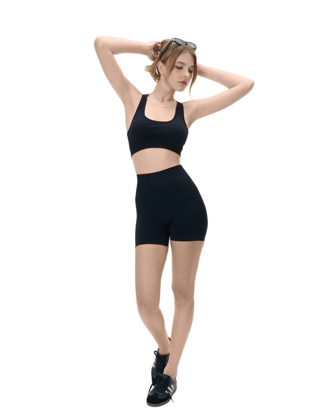 LITCHIC The Black Athletic Vest — High Support - Premium Athleisure & Activewear for the Modern Muse