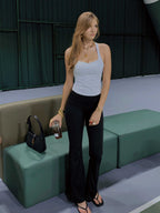 The Ruched Yoga Leggings — Sculpted Comfort
